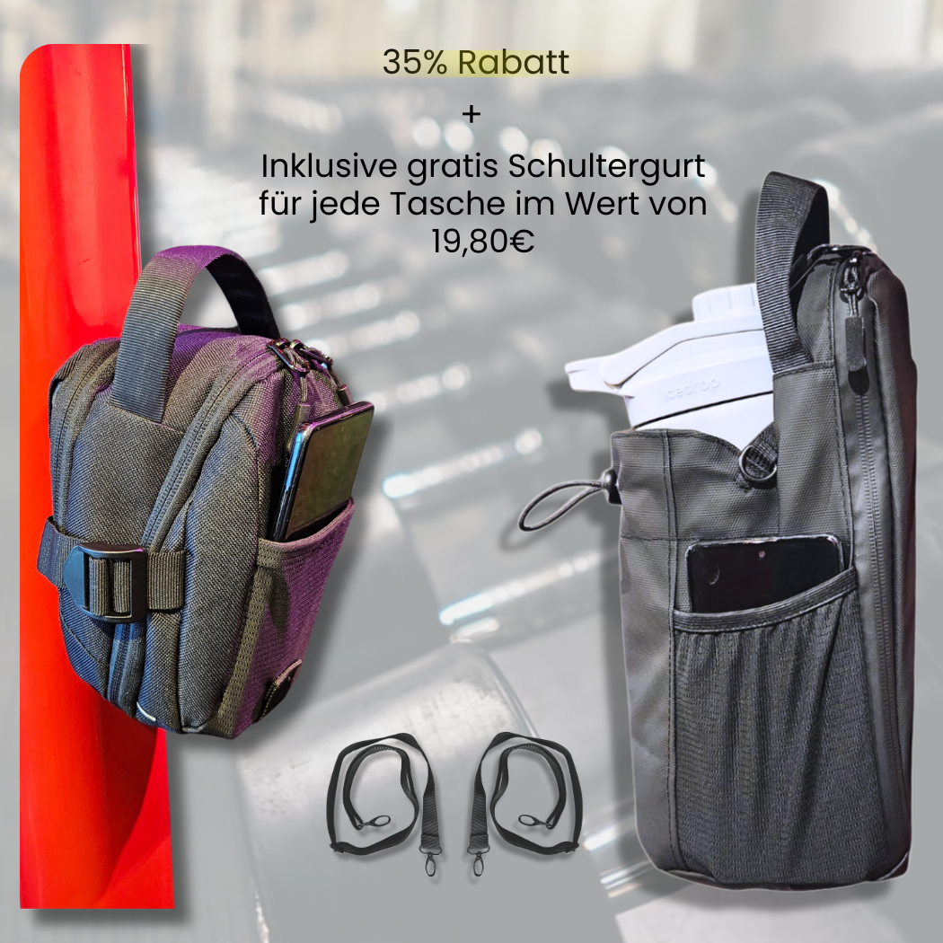 MagneticX Tasche mit 35 % Rabatt – inklusive gratis Schultergurt im Wert von 19,80 € – stylisch, funktional und perfekt für Alltag, Sport & Reisen.